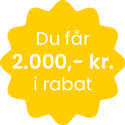 2000,- kr. rabat